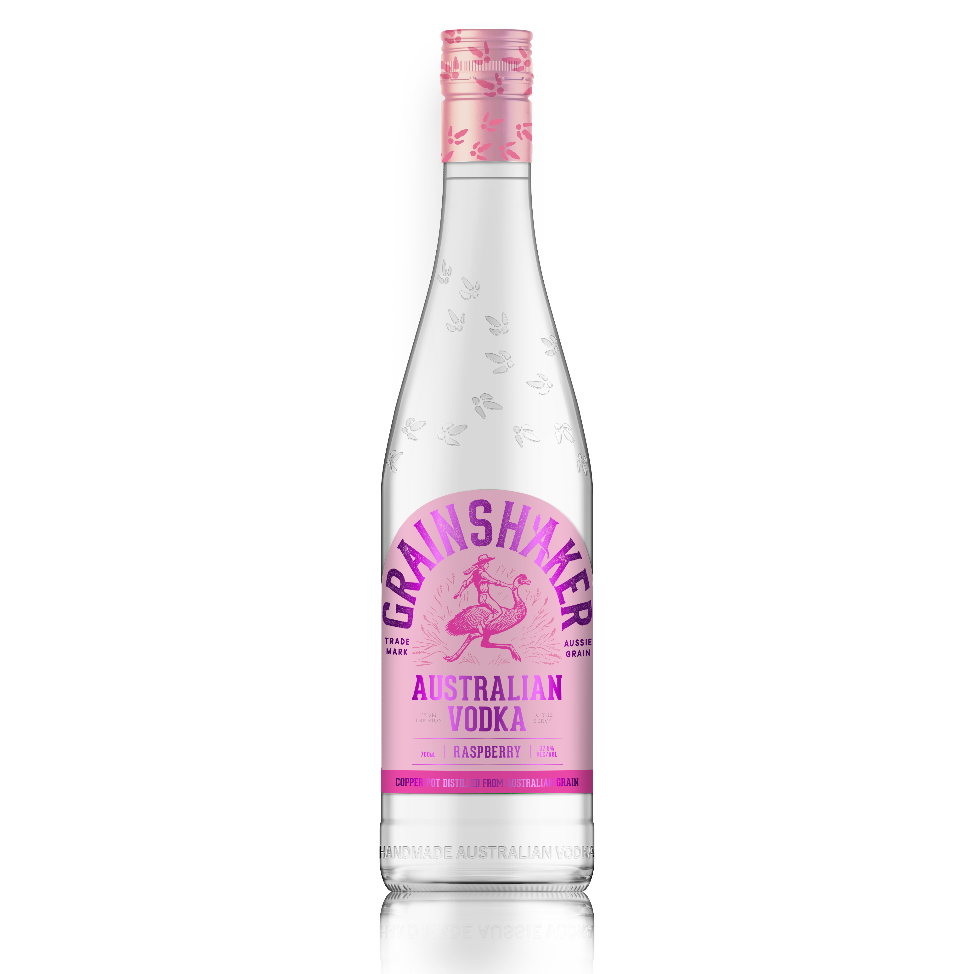 Mini Raspberry Vodka Au Australian Raspberry Vodka 37.5% 700mL | Grainshaker Vodka ...